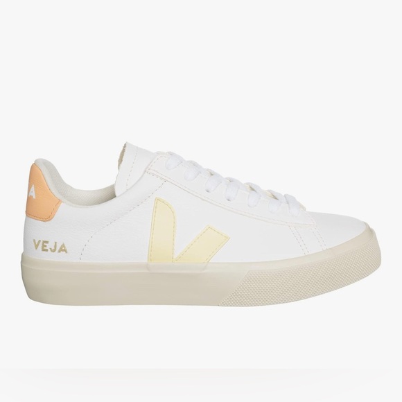 Veja Shoes - Veja White and Yellow Women's Sneakers